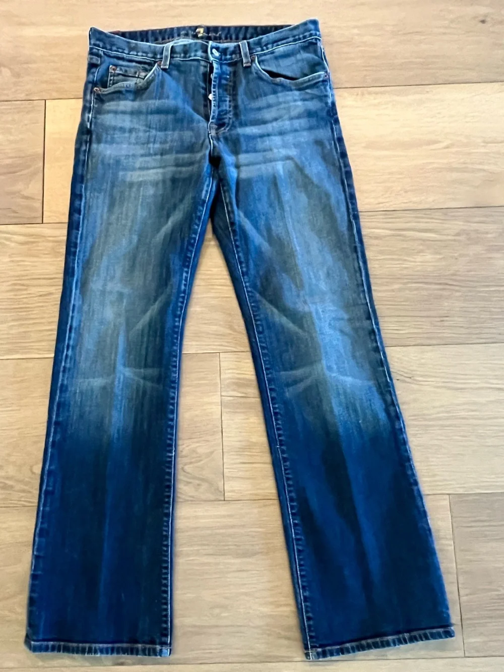 7 For All Mankind Classic Straight-Leg Jeans